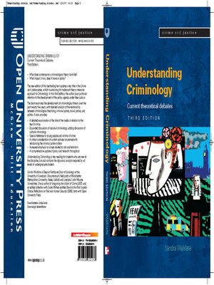 cover image of Understanding Criminology